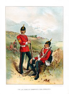 Der 57. Herzog von Cambridges Own Middlesex, um 1890