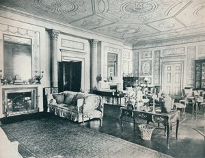 Der Adam-Salon, Stoke Edith, ca. 1909 von Unbekannt