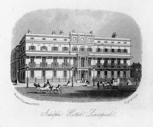 Das Adelphi Hotel, Liverpool, Merseyside, 1864