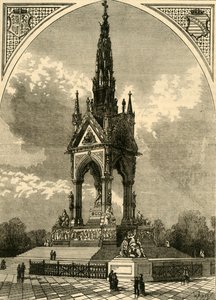 Das Albert Memorial, ca. 1876