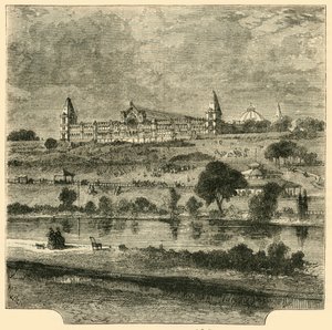 Alexandra-Palast 1876, um 1876