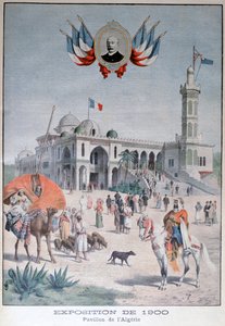 Der algerische Pavillon auf der Weltausstellung 1900, Paris, 1900 von Unbekannt