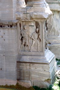 Der Bogen des Septimius Severus, Rom, 203 n. Chr.