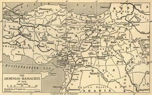Die armenischen Massaker von 1915, Erster Weltkrieg, ca. 1920 von Unbekannt