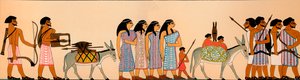 Die Ankunft eines Stammes semitischer Nomaden in Ägypten, 1895 v. Chr., 1903