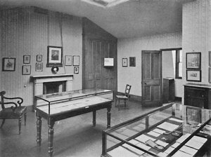 Das Dachboden-Studierzimmer, Carlyle House, Chelsea, 1904 von Unbekannt