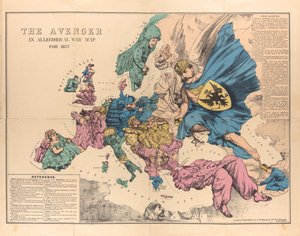 Der Rächer: Eine allegorische Kriegskarte für 1877, 1876-1877 von Unbekannt