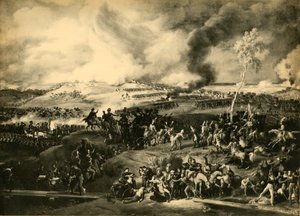 Die Schlacht von Borodino, 7. September 1812, 1921 von Unbekannt