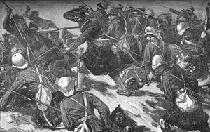 Die Schlacht von El Teb, um 1881-85