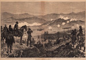 Die Schlacht von Kizil-Tepe am 25. Juni 1877 von Unbekannt