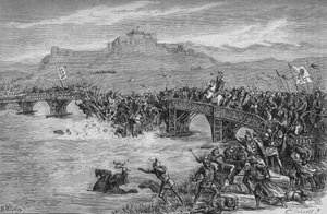Die Schlacht von Stirling Bridge, 11. September 1297, um 1880