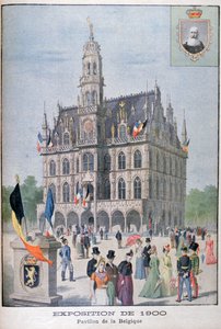 Der belgische Pavillon auf der Weltausstellung von 1900, Paris, 1900 von Unbekannt
