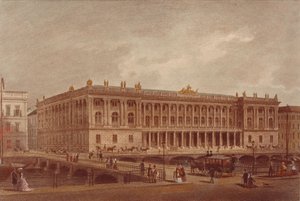 Die Berliner Börse an der Burgstraße, Ende 1860er-Anfang 1870er Jahre
