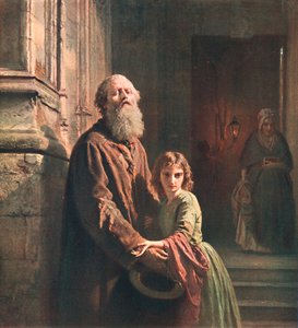 Der blinde Bettler, 1853, ca. 1902 von Unbekannt