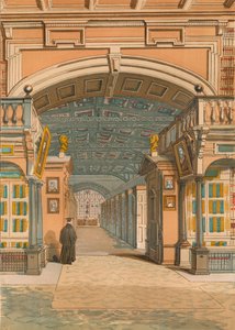 Die Bodleian Library, Oxford, um 1845, 1864