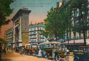 Der Boulevard Saint-Denis und Porte Saint-Denis, Paris, ca. 1920