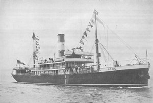 Der brasilianische Lloyd s.s. Acre, 1914