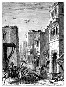 Die britischen Truppen betreten Multan