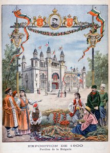 Der bulgarische Pavillon auf der Weltausstellung 1900, Paris, 1900 von Unbekannt