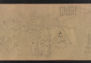 Die Gefangenschaft von Cai Wenji, Ming-Dynastie, 14.-15. Jahrhundert von Unbekannt