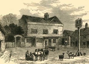 The Castle Tavern, Kentish Town Road, 1800, um 1876