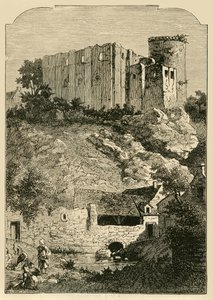 Die Burg von Falaise und der Brunnen von Arlette, 1890 von Unbekannt