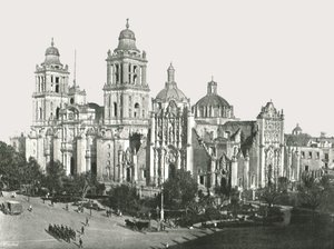 Die Kathedrale, Mexiko-Stadt, Mexiko, 1895 von Unbekannt