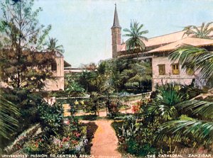 Die Kathedrale, Sansibar, Tansania, Afrika, 1904