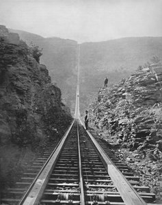 Die Catskill Eisenbahn, 19. Jahrhundert von Unbekannt