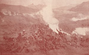Der Kavallerieangriff bei Balaklawa, 1854 1909 von Unbekannt