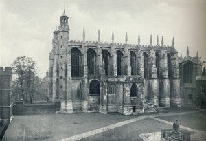 Die Kapelle, vom Dach der Long Chamber, 1926 von Unbekannt