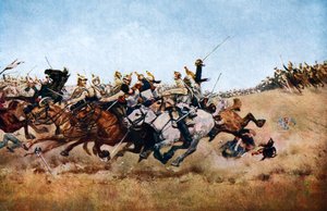 Der Angriff der Kürassiere bei Rezonville, 1870, um 1920