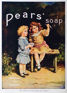 Der Charme der Jugend und die Freude des Alters, Pears Seifenwerbung, 1916 von Unbekannt