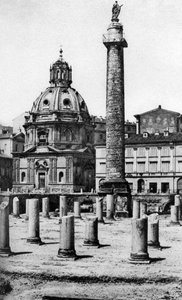 Die Kirche des Allerheiligsten Namens Mariens am Trajansforum, Rom, Italien, ca. 1930er