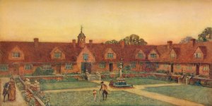 Die Churchill Cottage Homes, Somerset. Silcock und Reay, Architekten, 1907 von Unbekannt