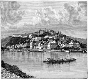 Die Zitadelle von Namur, 1898 von Unbekannt