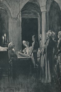 Die standesamtliche Trauung von Napoleon und Josephine, 9. März 1796, 1896