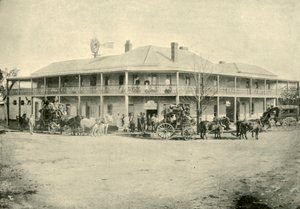 Das Club House Hotel, Narrabri von Unbekannt