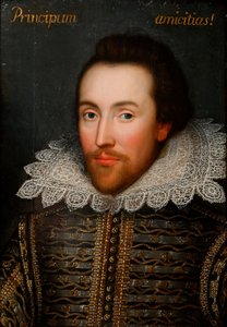 Das Cobbe-Porträt von William Shakespeare 1564-1616, ca. 1610 von Unbekannt