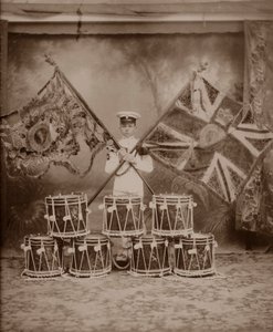 Die Farben der 1. Royal Munster Fusiliers, Rangoon, Burma
