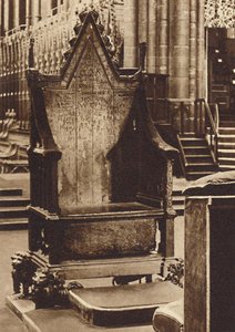 Der Krönungsstuhl und der Stein von Scone, 1937