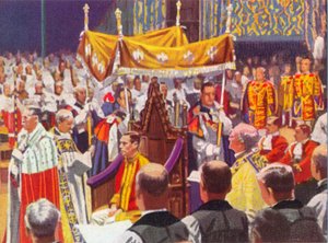 Die Krönung von König George VI 1895-1952, 12. Mai 1937