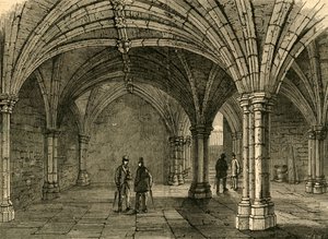 Die Krypta der Guildhall, 1897