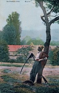 Das Ende des Tages, um 1900 von Unbekannt