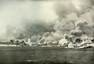 Die Zerstörung eines polnischen Dorfes, 1919
