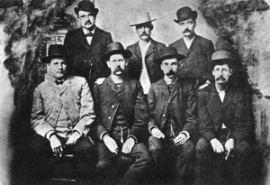 Die Friedenskommission von Dodge City, 1883 von Unbekannt