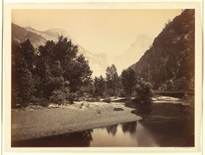 Die Kuppeln aus dem Tal, Yosemite