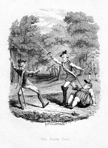Das Doppelte Duell, 1844 von Unbekannt