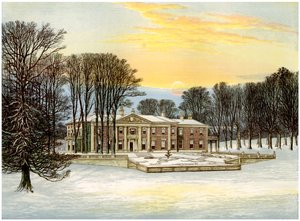 Das Down House, Dorset, Heimat von Baronet Smith-Marriott, ca. 1880
