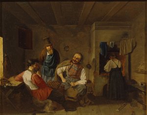 Die Damespieler, Ende des 19. Jahrhunderts von Unbekannt